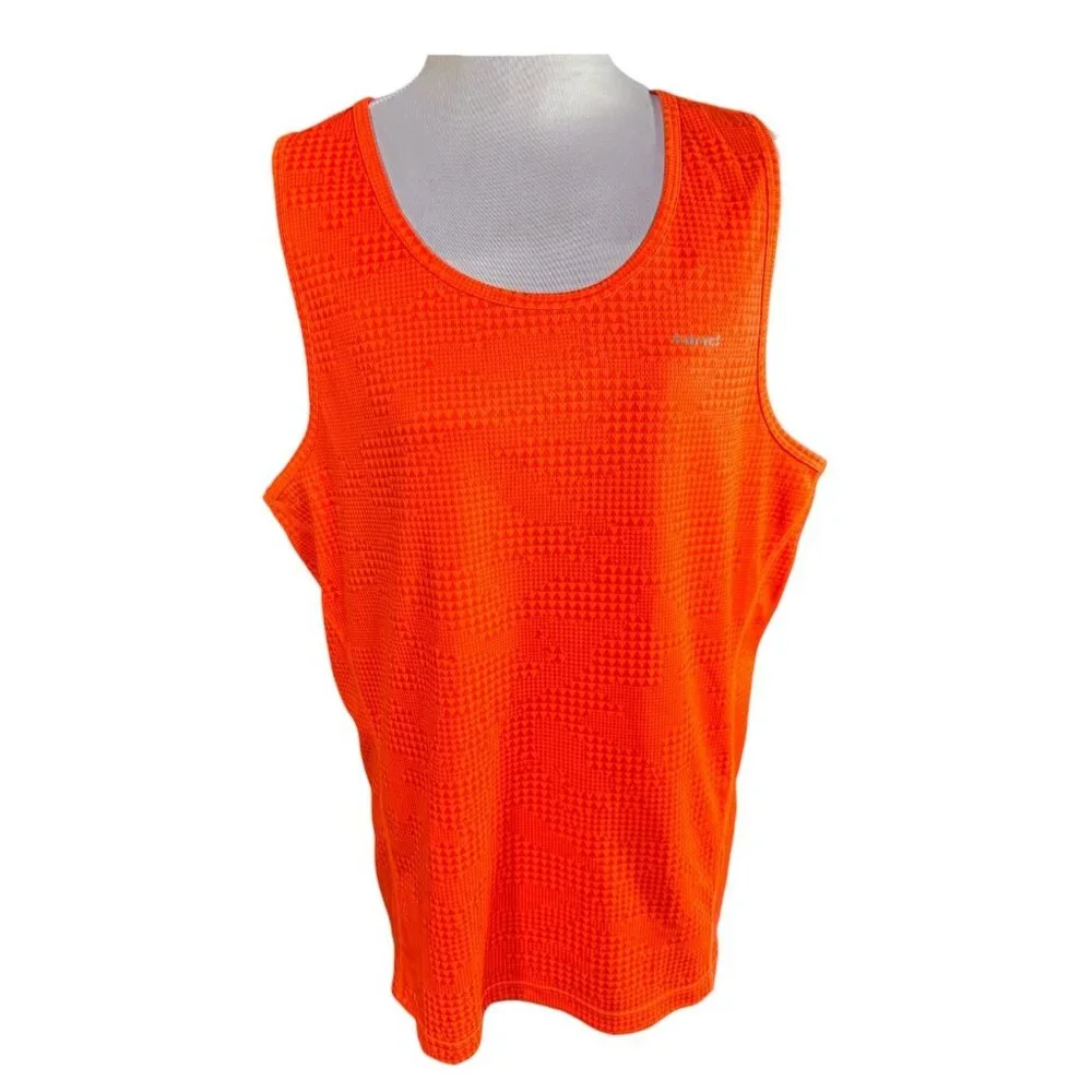 Hind Womens Sleeveless Orange Hydra Performance Tank Top Lightweight Activewear - Picture 2 of 12
